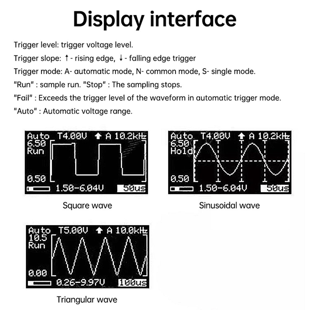 DC 5V DIY Mini Digital Oscilloscope Electronic Kit STC 0.96 Inch DIY Soldering Project Practice Solder Assembly