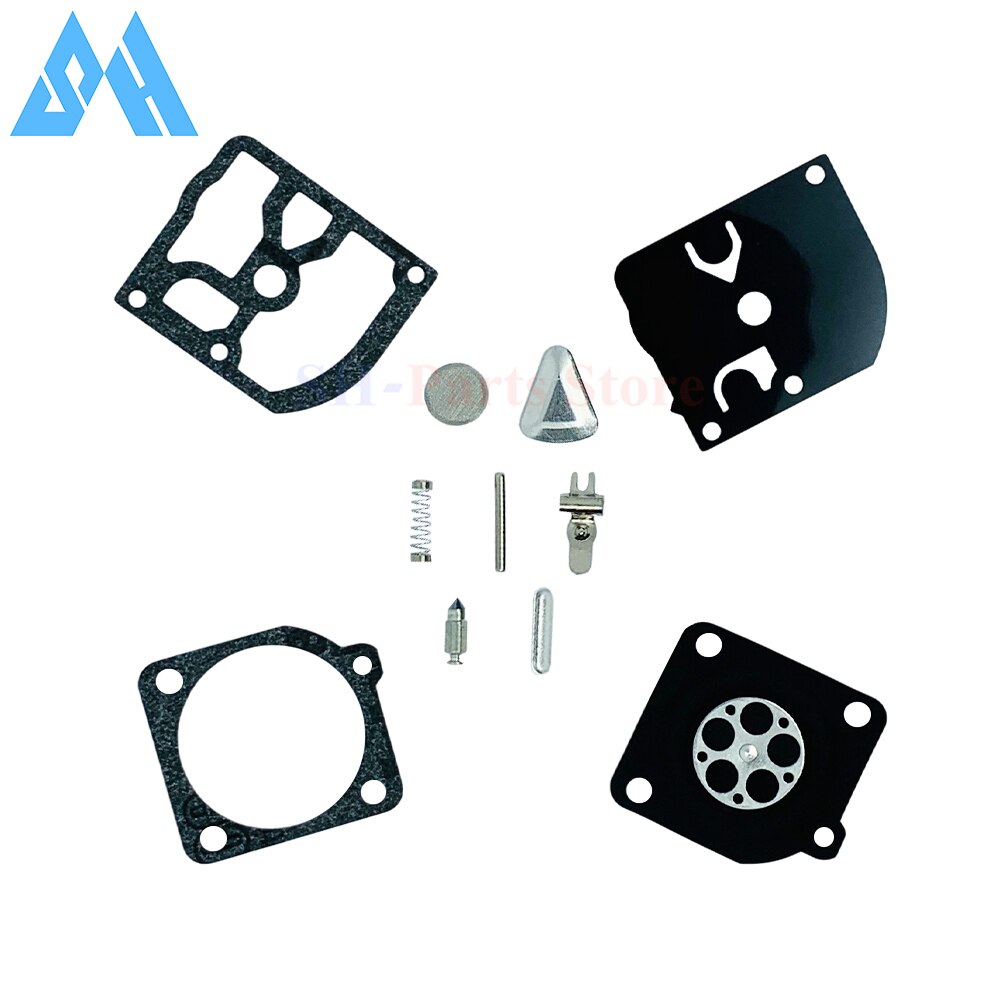 Carburetor Gasket Repair Kit Chainsaw Repair Kit For HUSQVARNA 40 45 51 55 MAKITA DCS34 ZAMA RB 45 Carburetor Replacement Parts