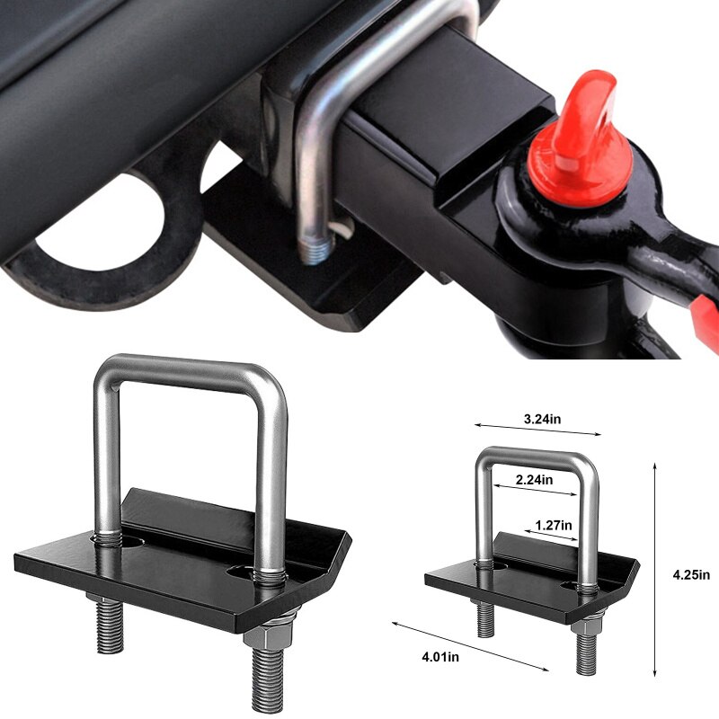 General Trailer Damper U-Bolt Heavy-Duty Anti-Rattle Stabilizer Hitch Tightener Lock Down Tow Clamp Trailer Couplings Accessorie