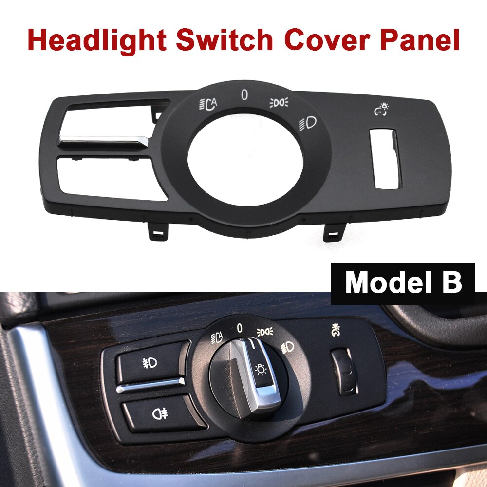 Hoofd Lamp Draaiknop Koplamp Schakelaar Cover Panel Voor BMW 5 Serie 5GT 6 S 7 S X3 X4 f02 F10 F11 F07 F06 F25 F26 61316803965: Blauw