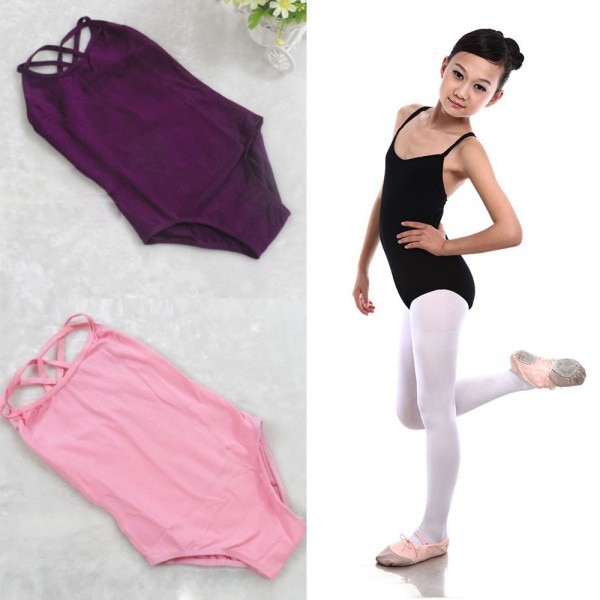 Girl Kid Sleeveless Dance Gymnastics Leotards Ballet Leotard Costume