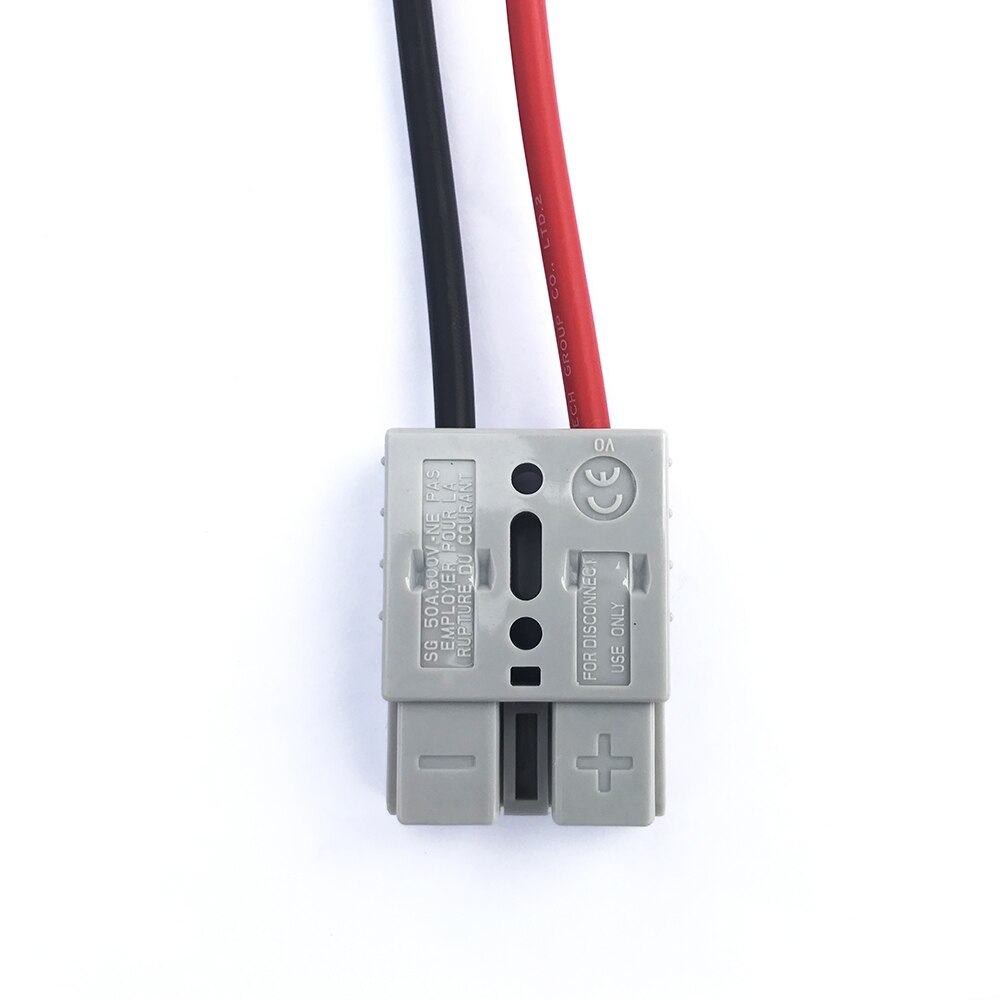 12AWG Extend cable power Plug 50A 600V Extend Cable Battery Connector Alligator Crocodile clip