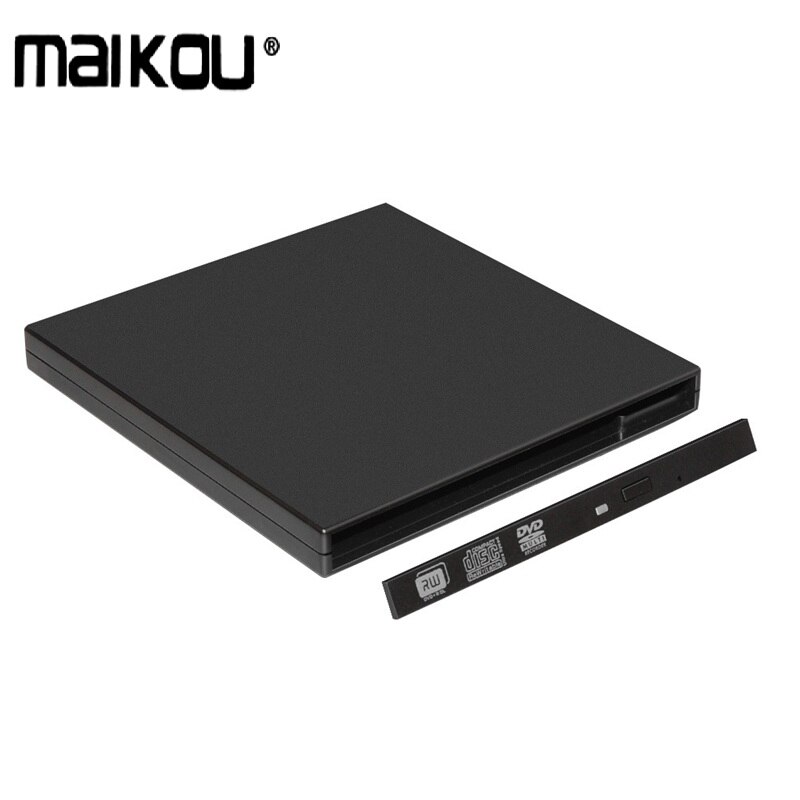 12.7mm USB 2.0 External DVD/CD-ROM Case For Laptop Desktop PC Optical Disk Drive SATA To SATA External DVD Enclosure