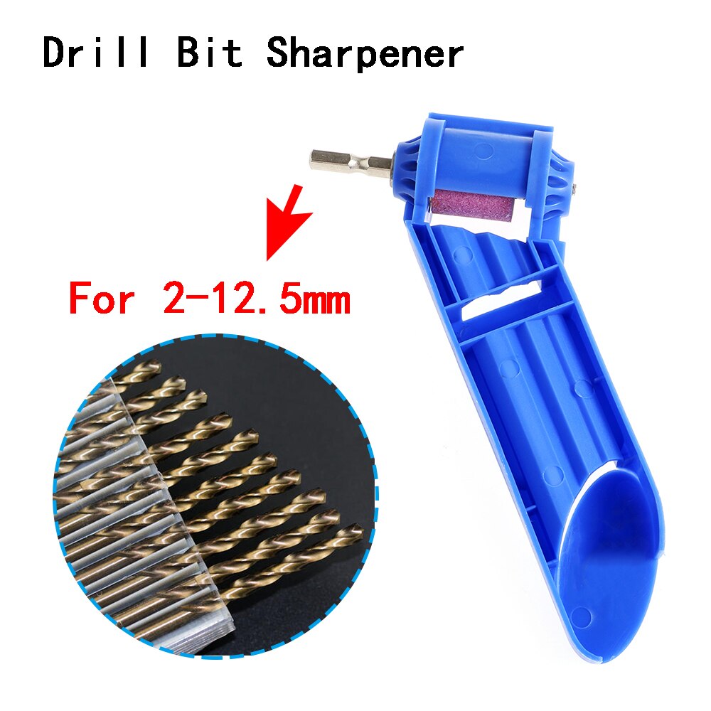 1set Portable Corundum Grinding Wheel Bit Sharpener Titanium Drill Powered Tool Drill Bit Sharpener Durable Abrasive Accessories