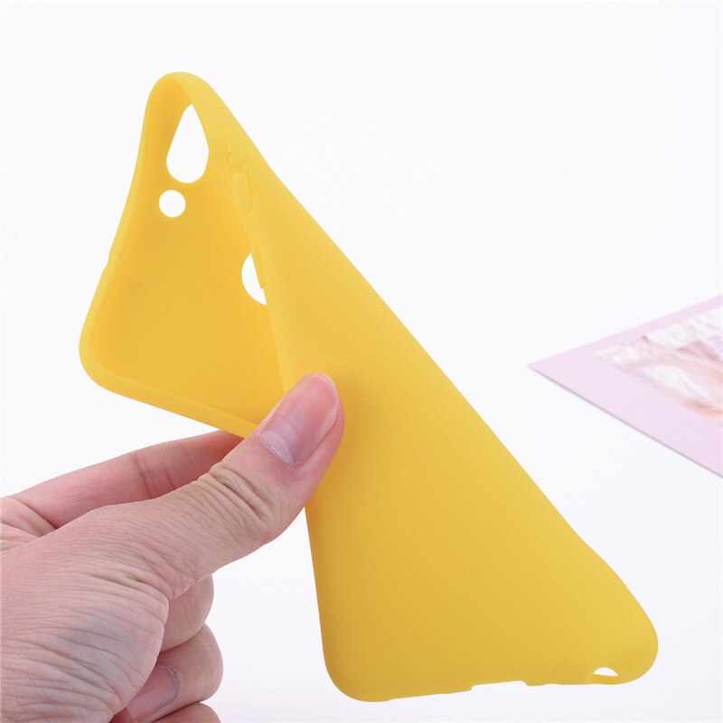 For Huawei P Smart Case TPU Soft Silicone Candy color Back Cover Phone Case For Huawei P Smart FIG-LX1 PSmart Case Fundas