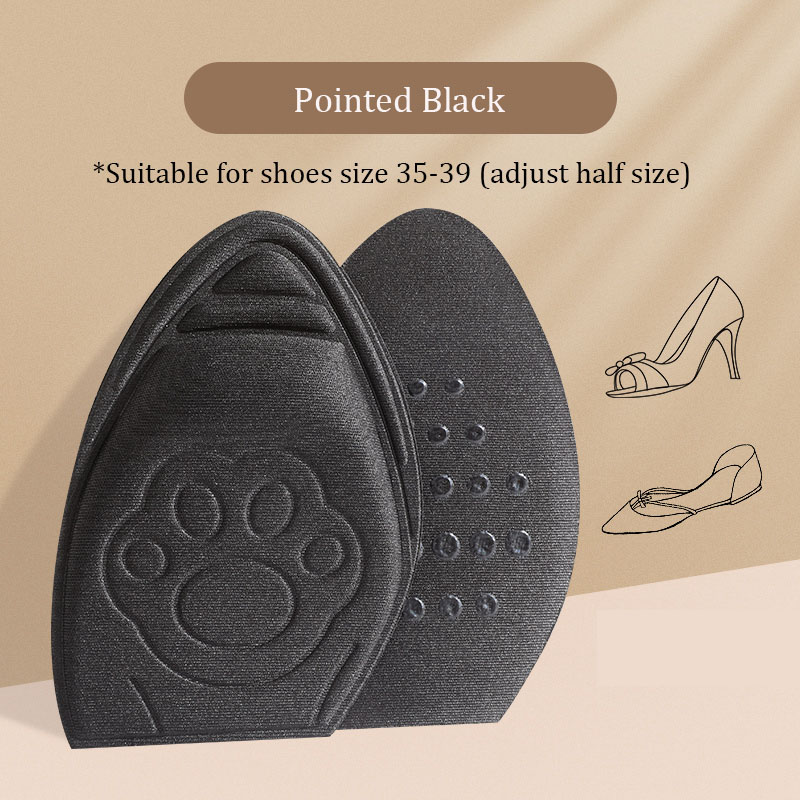 Hoge Hakken Voorvoet Pads Vrouwen Man Voet Pad Halve Inlegzolen voor Schoenen Antislip Anti-pijn Pijnbestrijding Zorg schoenmaat Reducer Inserts