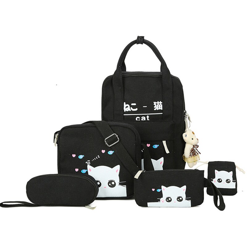 Satchel school bags 4 set /pcs School orthopedic satchel Backpacks for children School bag for girls mochilas escolares infantis