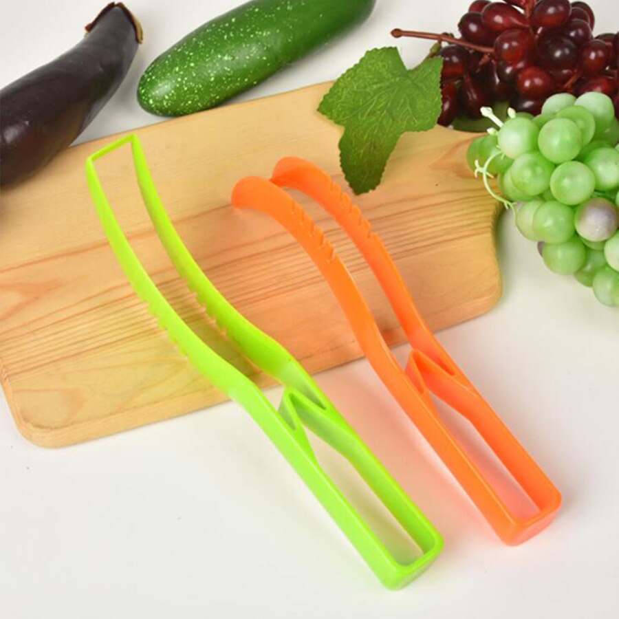 plastic Watermelon Cut Fruit Dividers Cantaloupe Slicer Artifact Watermelon Slicer Cutter Watermelon Slicer Fruit Cutter