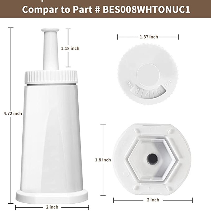 Filtres à Eau Compatibles Sage Barista Express - Lot Pour Machines à Café SES