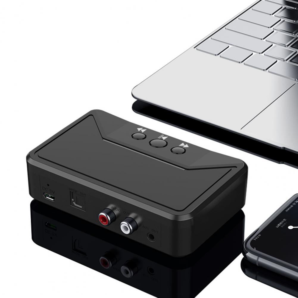 BT300 Bluetooth 5.0 Bluetooth Receiver 3.5mm AUX Jack Easy-to-use black HiFi Bluetooth audio receiver