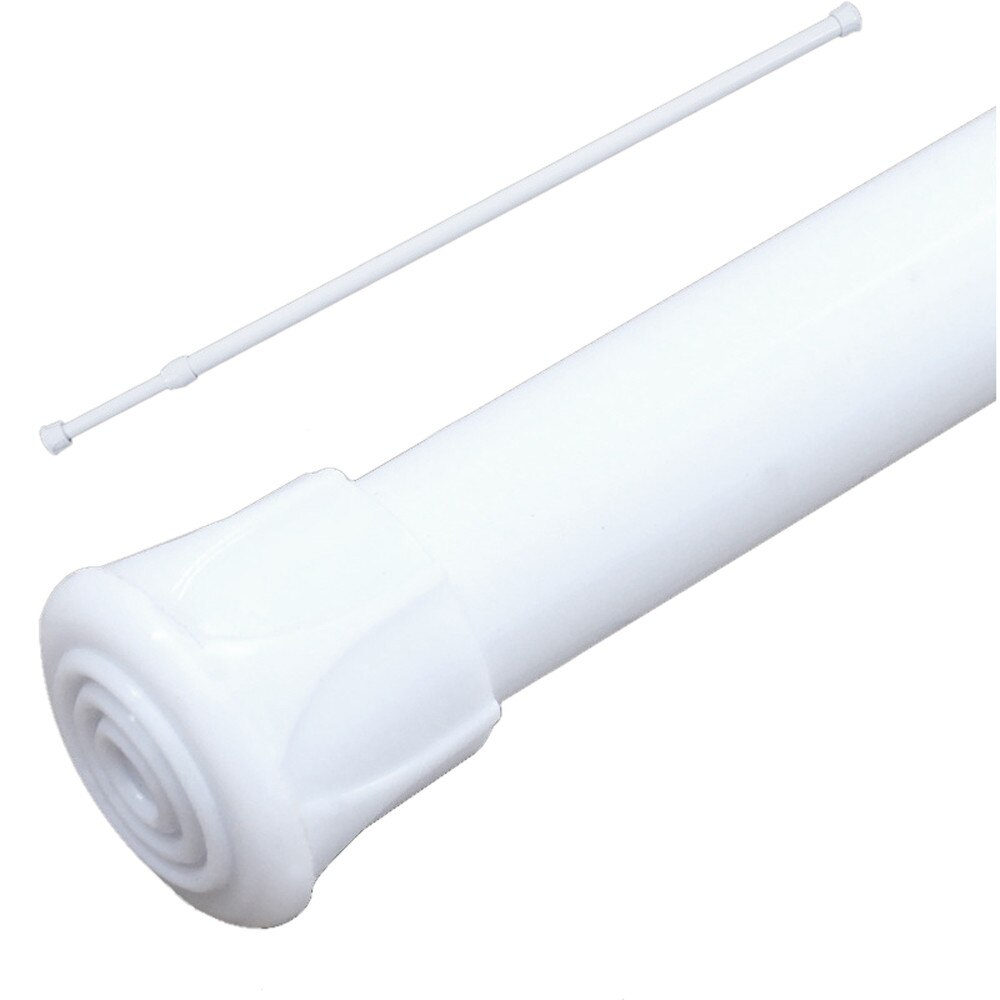 Frühling Geladen Erweiterbar Teleskop Netto Schleier Spannung Vorhang Schienen Pol Stange Stangen Aluminium legierung Größe Optional 55 cm-90 cm