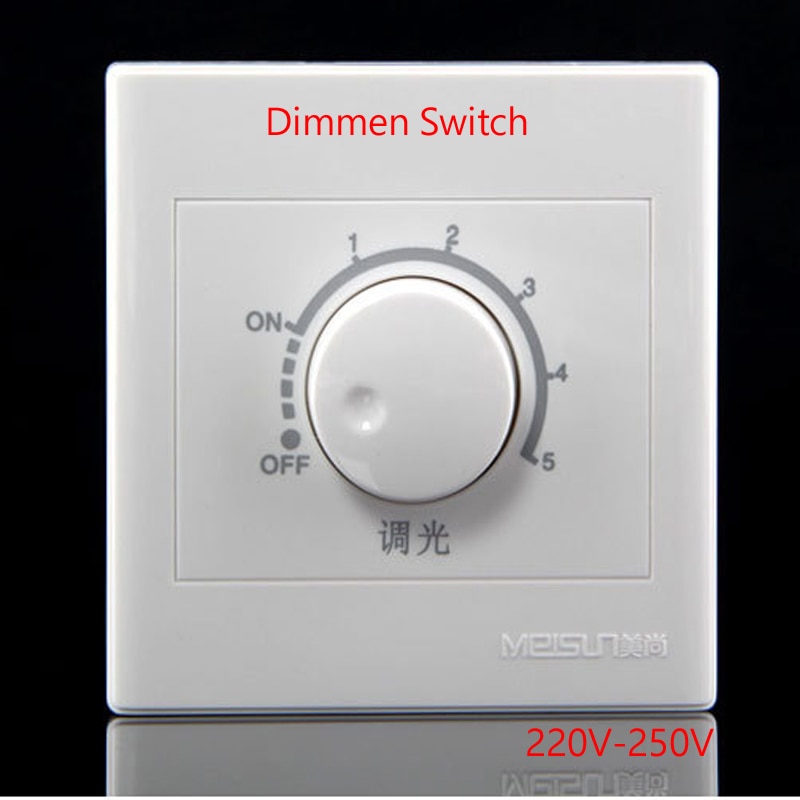 2pcs Led dimmer 220v Max 250W 200-240V light dimmer switch led dimmer