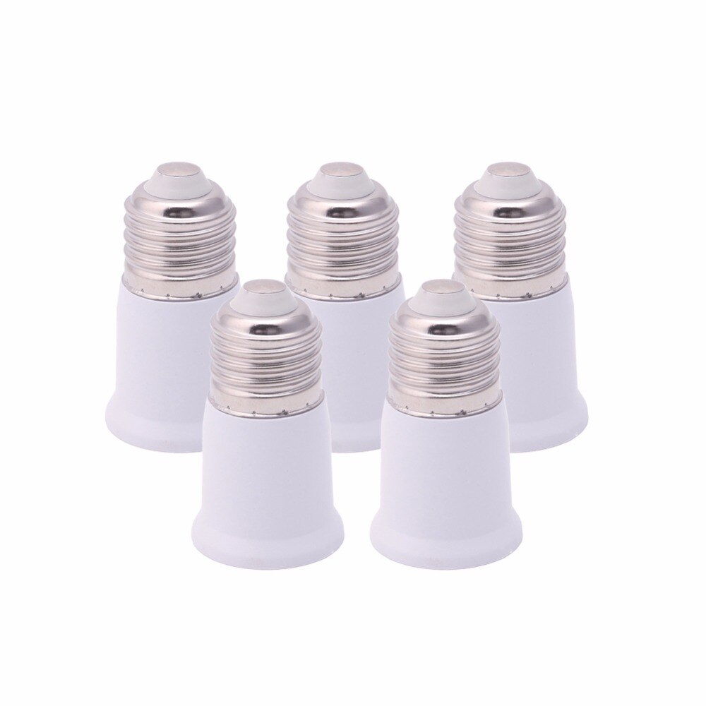 1/5/10 stuks 65mm e27 to e27- fitting verlengvoet lamp adapter converter houder