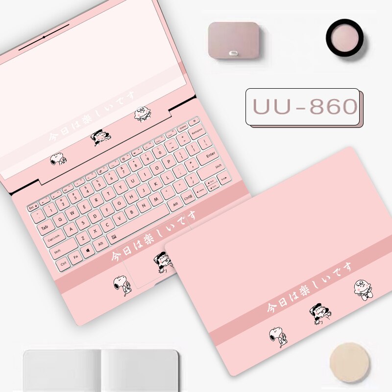 laptop stickers Cute girl cartoon series stickers laptop keyboard stickers laptop skin for macbook air a2179 hp lenovo 340 ABC: UU-860