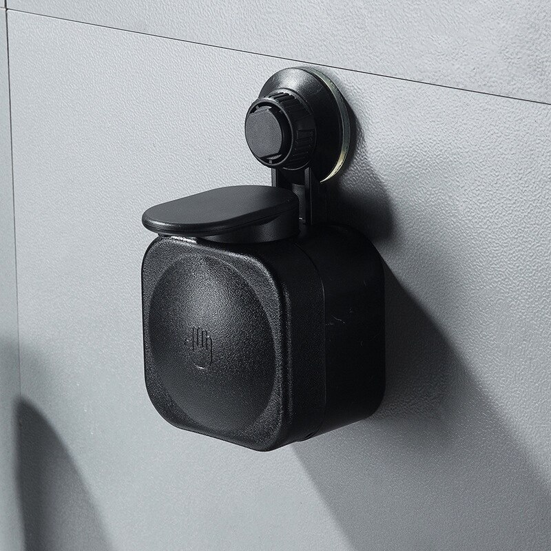 Vacuum Suction Cup Soap Dispenser Wall-Mounted Punch-Free For Bathroom Kitchen Dish Washing Liquid Hand Lotion And Shampoo Showe