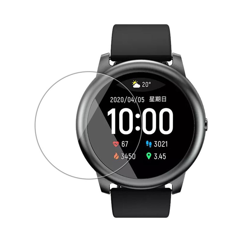 Gehard glas beschermfolie voor xiaomi haylou solar  ls05 horloge schermbeschermer folie volledige dekking krasbestendig