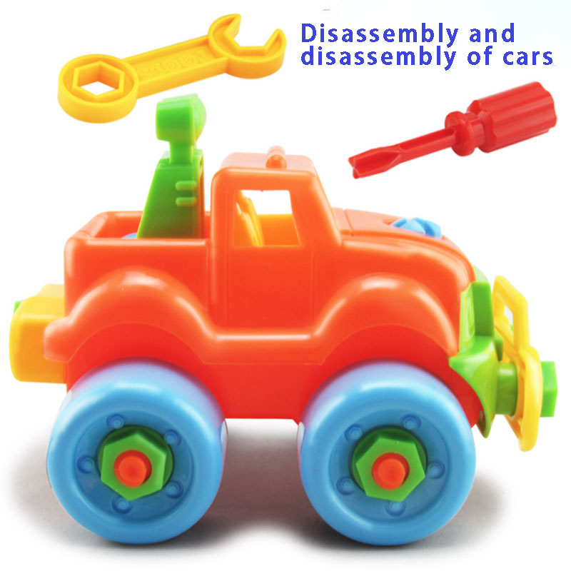 Kinderen Educatief Hands-On Diy Auto Speelgoed Demontage Off-Road Voertuig Auto Kids