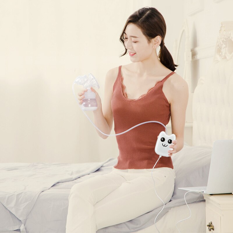 Single Electric Breast Pump Automatic Powerful Suction Intelligent USB Newborn Milk Extractor BPA Free Baby Breastfeeding CL5700