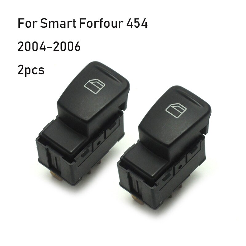 Forreste venstre højre vinduesafbryder til smart forfour 454 2004-2006 a4548201010 hatchback power: 2 stk