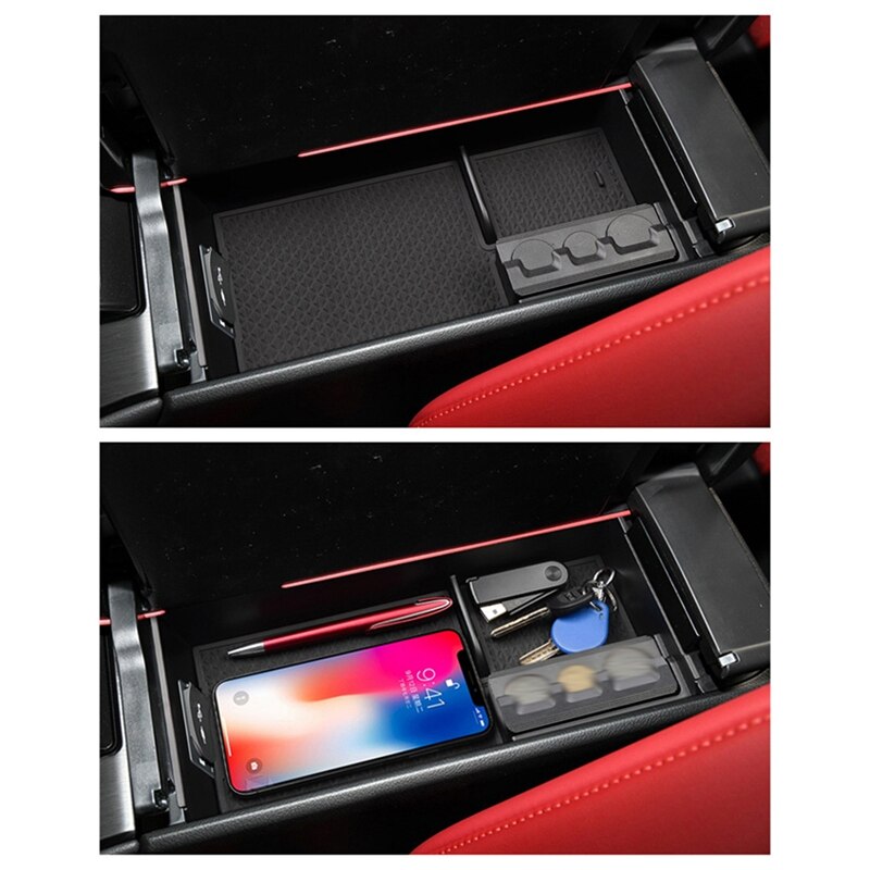 Auto Armsteun Opbergdoos Interieur Organizer Centrale Console Handschoen Houder Voor Lexus Ux UX200 UX250H +