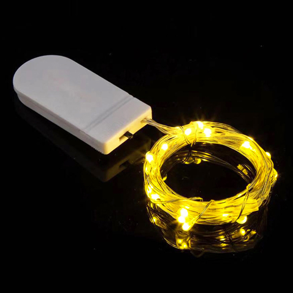 1M 2M 3M 5M Waterdicht zonder batterij Fairy Light LED Mini Kerst Licht Koperdraad String licht Voor Bruiloft Garland Party