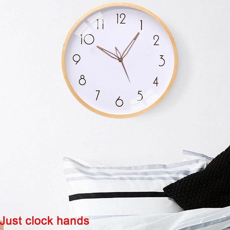 1pcs Wooden Pointers DIY Wall Clock Hands 10-12 Inch Clock Walnut Wood Needle Quartz Clock Replace Part Accessories