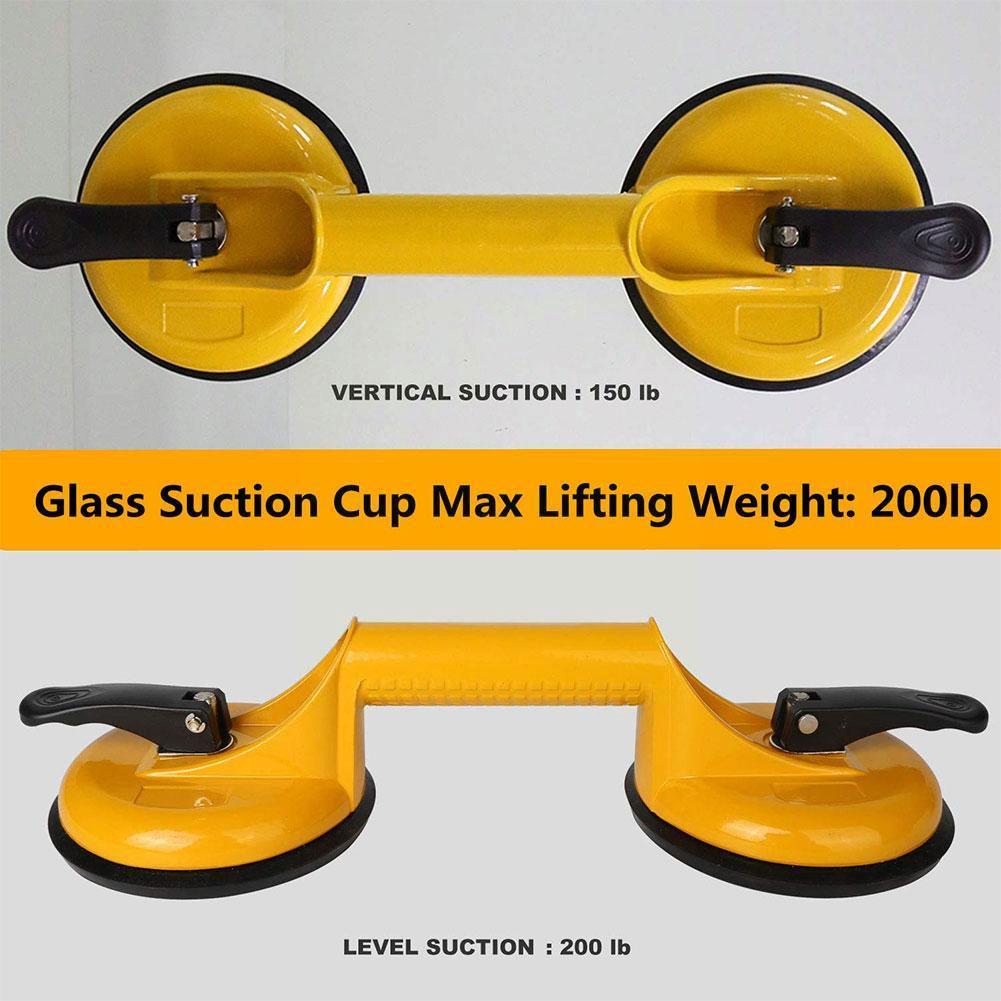 Dubbele Klauw Zware Zuignap Glas Zuignappen-Vacuüm Zware Dubbele Plaat/Houder Puller/Lifter/Grijper haken Handvat Duty G5g6