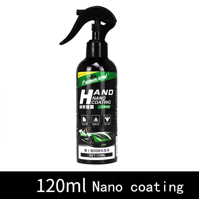 Liquid Ceramic Spray Coating Top Coat Quick Nano-coating Auto Spray Wax Automotive Nano Spray Coating Agent Car Supplies: Colorless