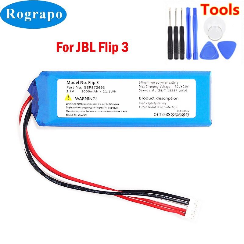 Vhbw Akku 3000mAh Für JBL Lautsprecher - Li-Polymer Ersatzakku