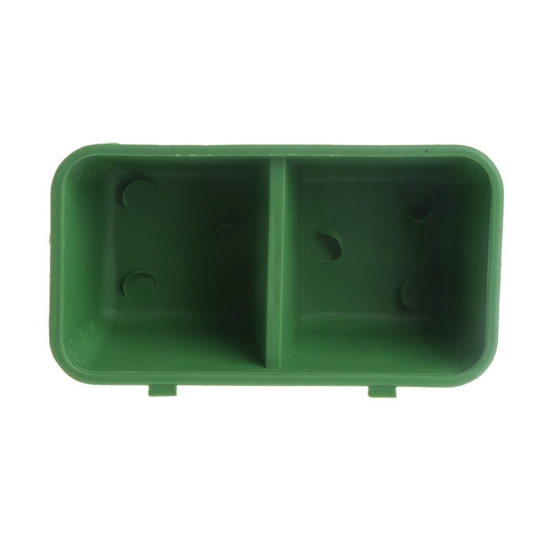 Double Bowl Bird Feeder Cage Dual Water Drink Eating Device Parrot Pigeon Trough D08D