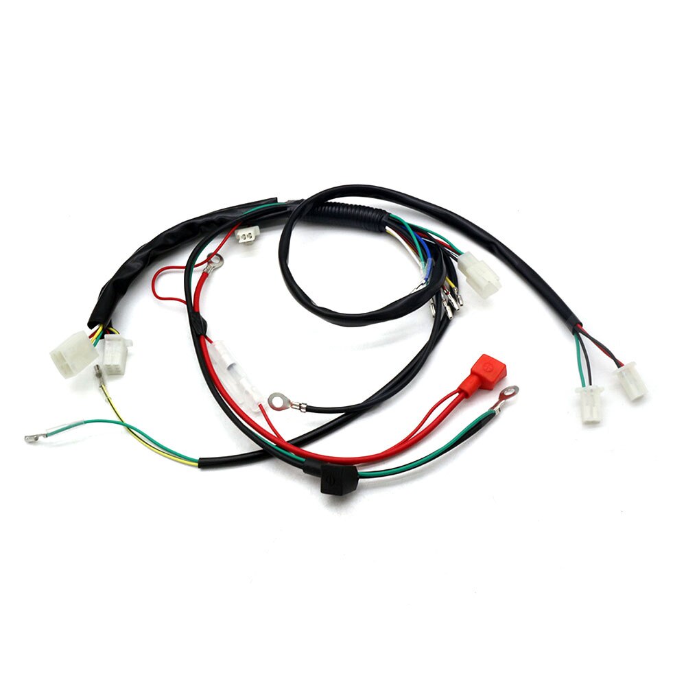 electrical starting wire loom wiring harness wireloom for 50cc 70cc 110cc 125cc atv quad bike buggy go kart