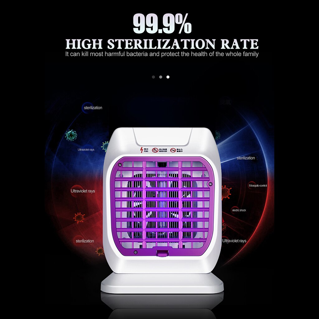 UV Disinfection Lamp 8W Portable Multi-function Ultraviolet Sterilizer Light Germicidal UV Lamp Bactericidal Home Lights