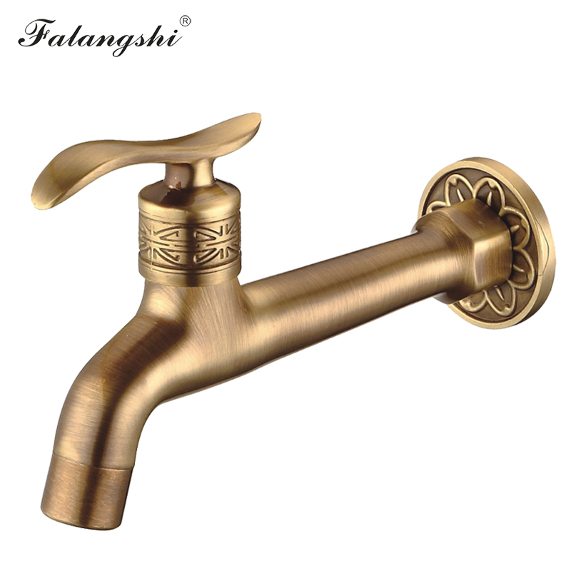 Antiken Geschnitzten Bibcock Durcheinander Wasserhahn Dekorative draussen Garten Wasserhähne für Waschmaschine Luxus Wc Mopp Wasserhahn WB8503: Modell 15