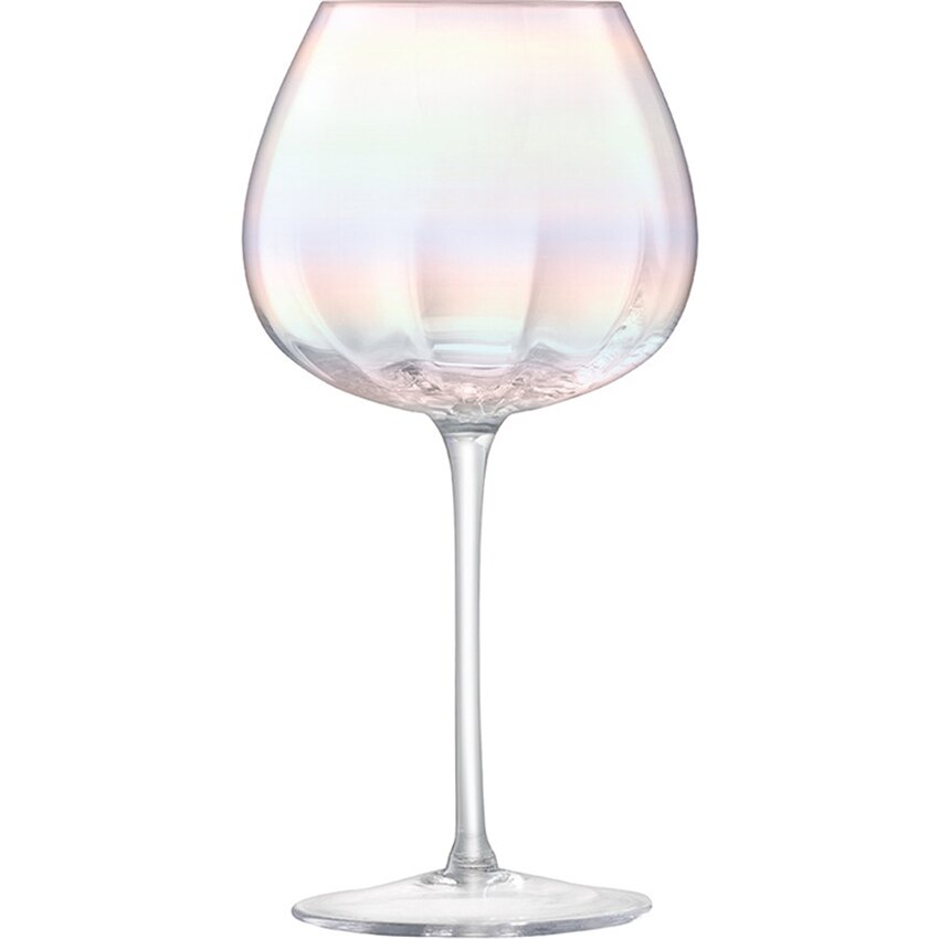 Luxury Lead Free Glass Cup Handmade Rainbow Goblet Cocktail Wine Champagne Wedding