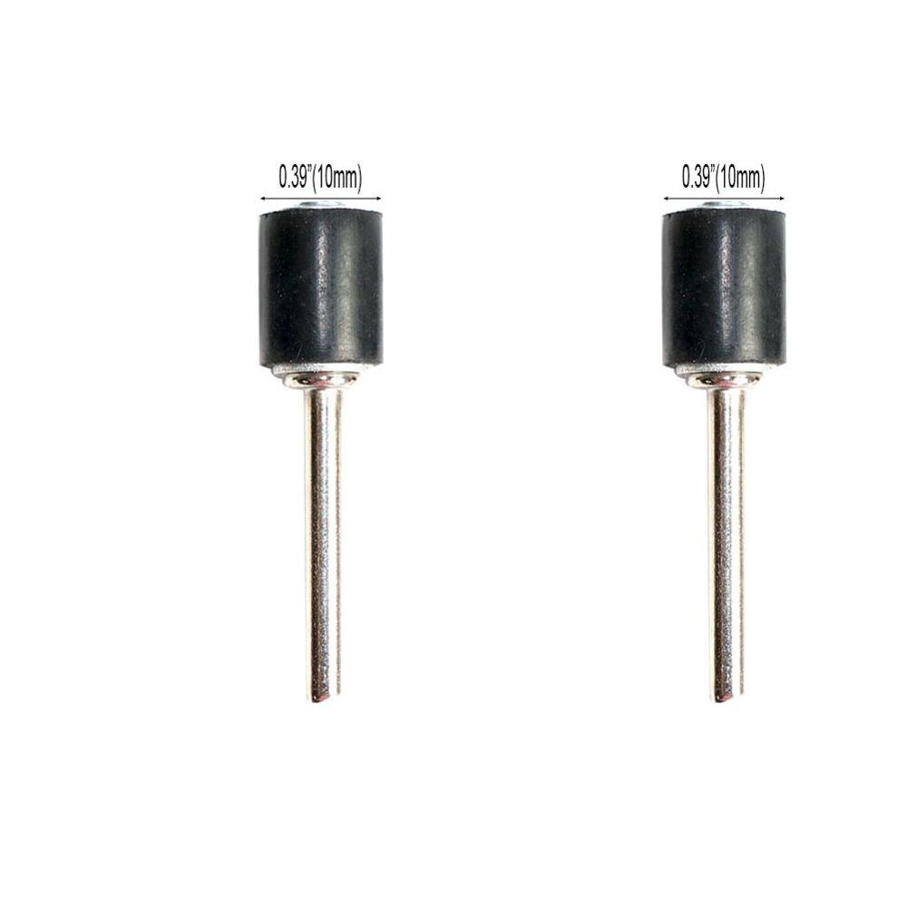 2 Pc/3 Pc Drum Schuren Schuurbanden 1/2 3/8 1/4 Inch Dremel Nail Boor Accessoires 2.35 Mm 3mm Schacht: 2PC 10mm / shank 2.35mm