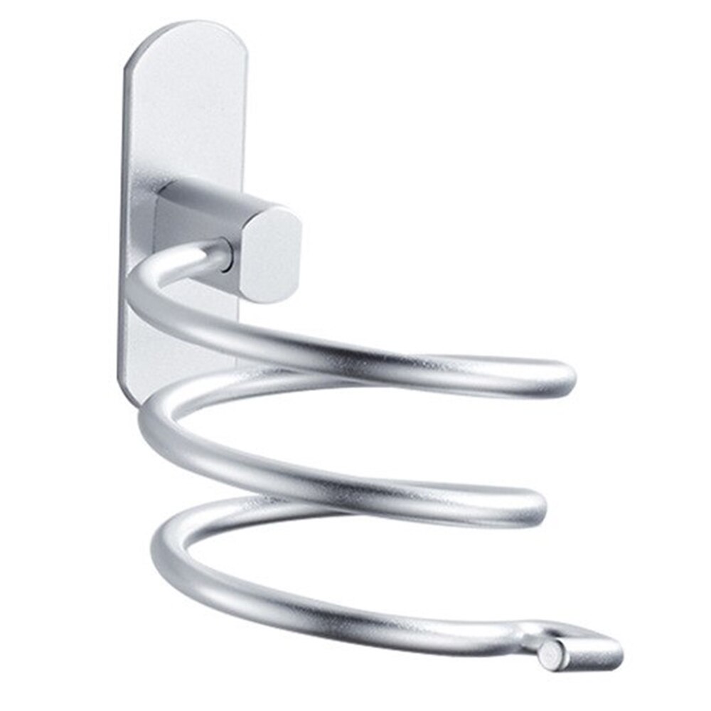Étagère murale en spirale pour salle de bain, organisateur, support pour sèche-cheveux, étagère de douche, accessoires de salle de bain: 02