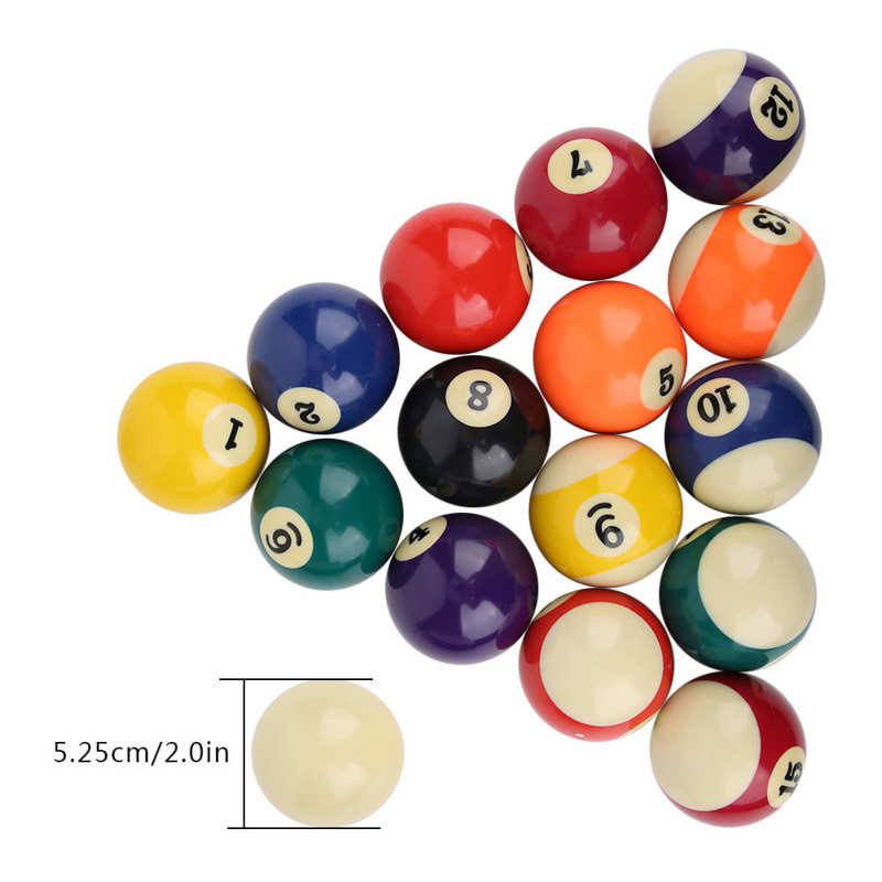 Juego de bolas de billar para sala de billar, accesorio para sala de juegos, juego de bolas de billar
