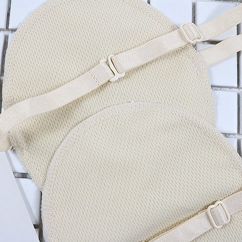 Almohadilla protectora para el sudor en las axilas, protectores absorbentes para el hombro, reutilizables, para verano, 1 par