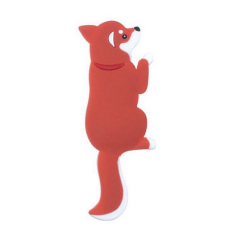 Leuke Hond Staart Haken Keuken Muur Deur Metalen Haken Sleutel Hanger Rekken Super Sterke Magnetische Koelkast Badkamer Deur Decor: Rood