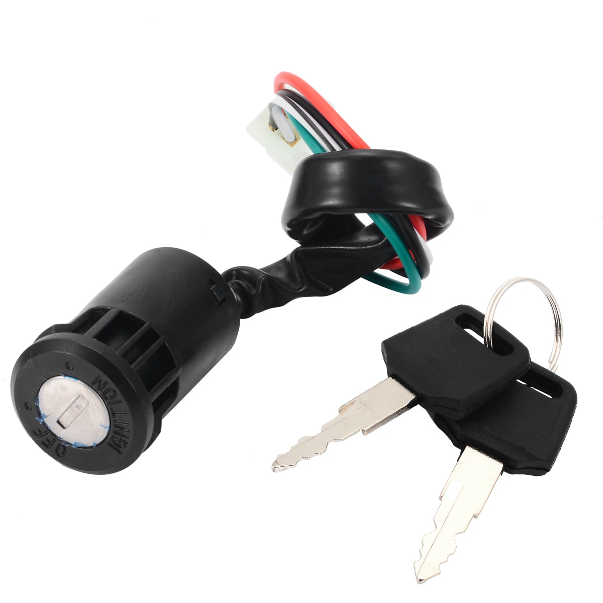 Motorbike Ignition Toggle Switch Lock 4 Wires Bike ATV Quad Motor Moped Scooters With 2 Keys