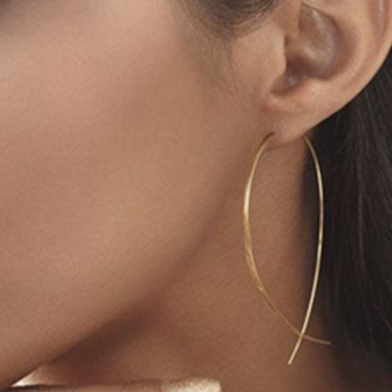 Pendientes largos de perlas de imitación para mujer, pendientes colgantes de perla redonda blanca para boda, joyería de coreana: 25jin