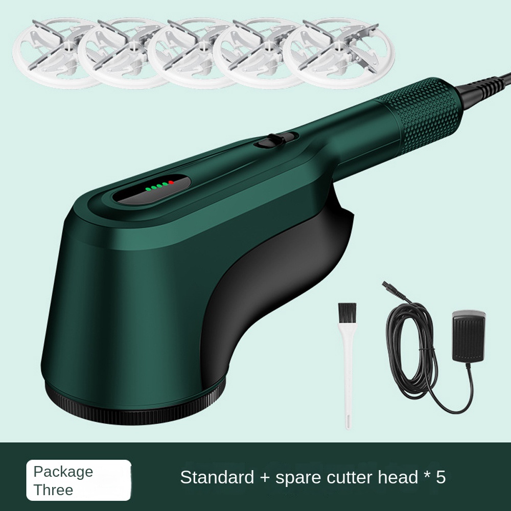 60W Commercial Lint Remover Spool Machine Hairball Trimmer Clothes Electric Lint Remover Dry Cleaners Shaving Ball: grey