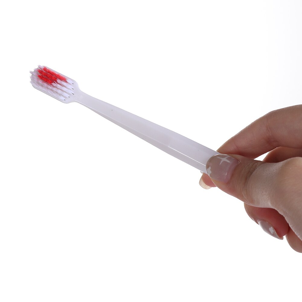 Brosse à dents à poils souples en forme de cœur, noire et blanche, pour Couple, famille, Nano, , pour adultes et enfants, 2 pièces/paquet