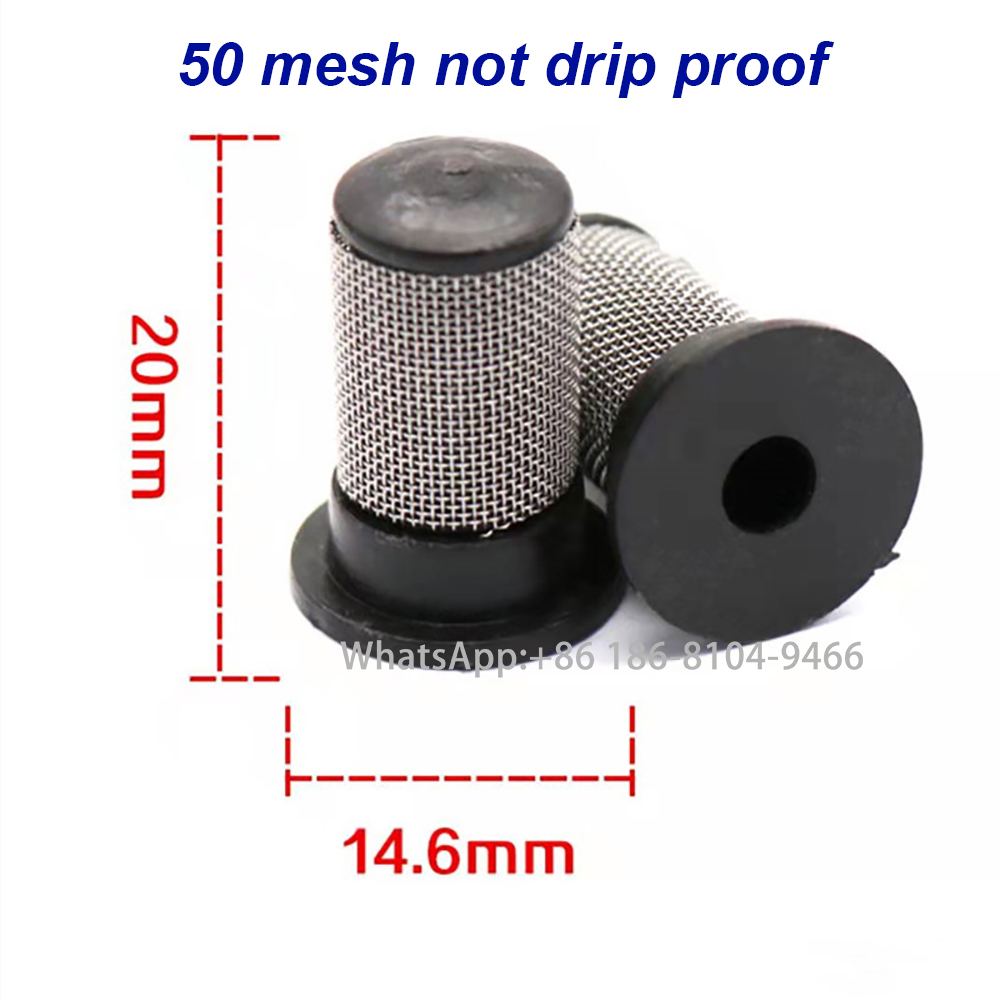 Sprayer Düse Filter für landwirtschaft pestizid dispenser 50 mesh 80 mesh 100 mesh: YELLOW