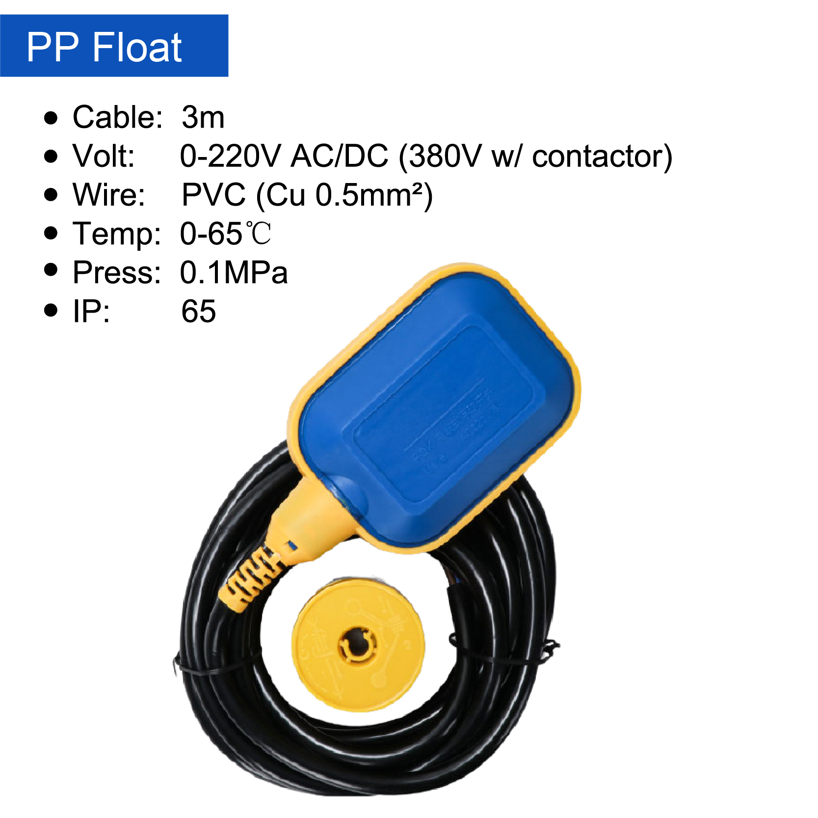 Float Level Switch Liquid Level Controller PP Cabl... – Vicedeal