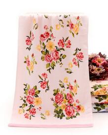32*72 cm Gedrukt Bloem Katoenen Badstof Handdoeken, patroon Bloemen Gezicht Badkamer Handdoeken voor Volwassenen, Toallas Algodon: 4