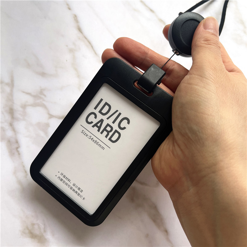 Credential Holder Retractable Badge Holders Adjustable Card Holder Pendant for Cards Removable Reel Holder Simple Accessories