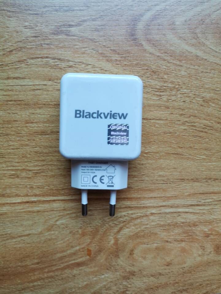 Original Blackview BV9100 5V 5A Travel Power Charger EU Plug Adapter +Type-C USB Cable Data Line: Only adapter