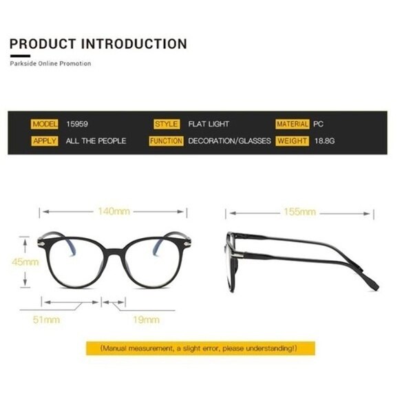 ZUEE Blue Light Glasses Clear Regular Computer Gaming Glasses Women/Men Eyewear Improve Comfort Anti Blue Ray Eyeglasses