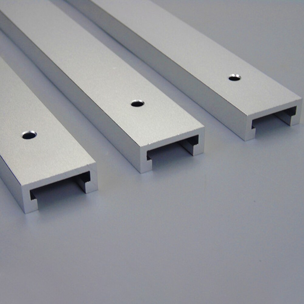 Armatur jig aluminiumslegering t slot til router bord glidende båndsave diy geringsspor bærbart træbearbejdningsværktøj